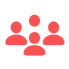 1 équipe de 5 collaborateurs